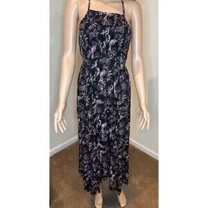 knee length dresses for ladies FREE PEOPLE Maxi BLUEBELL Patchwork Tiered Dress – Silver Accents main image 1